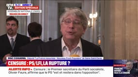 Éric Coquerel à propos de la motion de censure: "Ceux qui ne la vote pas, sont de facto dans une majorité sans participation au gouvernement"