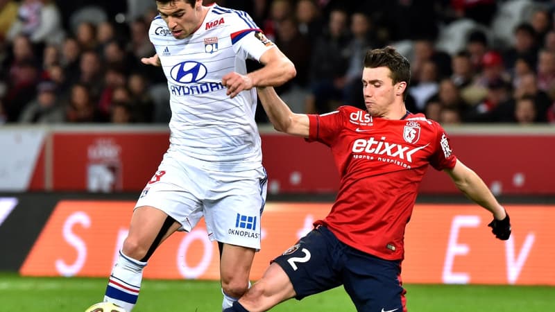 Yoann Gourcuff face au Parisien Marco Verratti