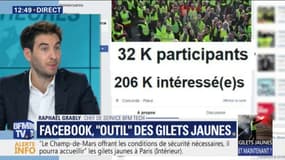 Facebook, "réseau" des gilets jaunes