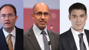Guillaume Bachelay, Harlem Désir et Olivier Faure sont les nouveaux hommes forts du PS.