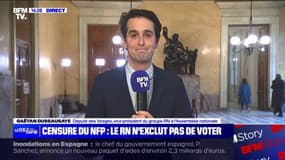 Budget: "Le chantage de la part du gouvernement est absolument odieux", estime Gaëtan Dussausaye, député RN des Vosges