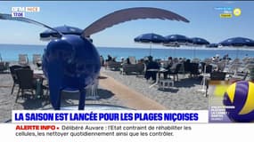 Nice: la saison est lancée sur les plages