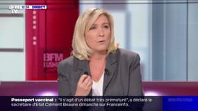 Vaccin : "Il y a un problème majeur de logistique", Marine Le Pen - 17/01