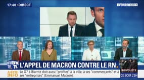 Macron à Biarritz: L’appel contre le RN