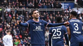 Leandro Paredes avec le PSG, le 13 mars 2022