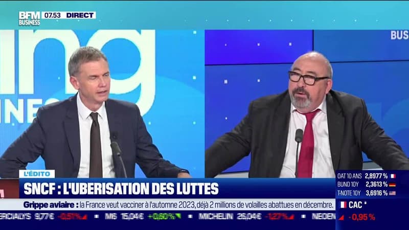 Emmanuel Lechypre : SNCF, l'uberisation des luttes - 23/12