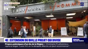 Paris: le projet d'extension du BHV dans le Marais divise