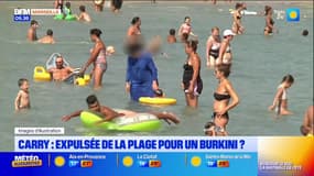 Carry-le-Rouet : expulsée de la plage pour un burkini ? 