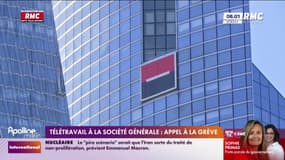 Télétravail à la Société Générale: les syndicats appellent à la grève