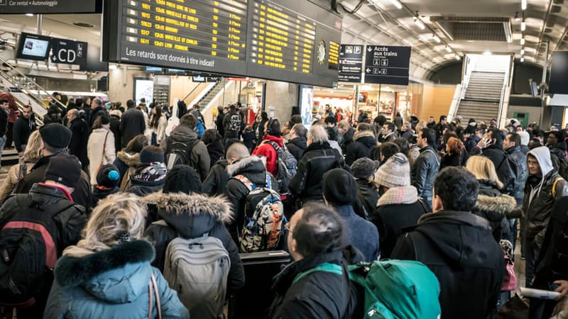 En janvier, une grève des contrôleurs perturbait le trafic à la gare de Lyon-Part-Dieu. (Illustration)