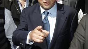 La gauche en général et François Hollande (59% de bonnes opinionsen particulier ont le vent en poupe dans l'opinion malgré l'affaire Dominique Strauss-Kahn, selon le dernier tableau de bord des personnalités Ifop/Paris-Match publié mardi. /Photo prise le