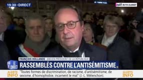 François Hollande : "L'antisémitisme est une blessure, une meurtrissure" 