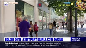 Nice: top départ pour les soldes d'été, qui se termineront le 23 juillet