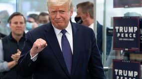 Donald Trump au QG de son équipe de campagne, à Arlington, dans la banlieue de Washington, le 3 novembre 2020