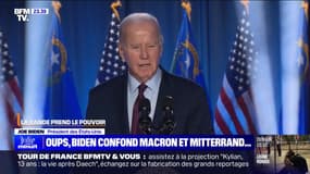 Joe Biden confond Emmanuel Macron et François Mitterrand - 06/02
