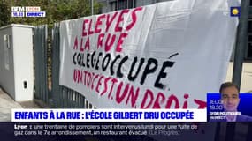 Enfants à la rue : l'école Gilbert Dru occupée