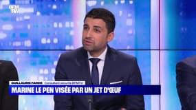 Législatives: Marine Le Pen visée par un jet d'œuf dans le Nord - 03/06
