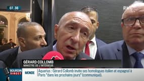 L'Aquarius: "La France essaye de construire une solidarité européenne", estime Gérard Collomb