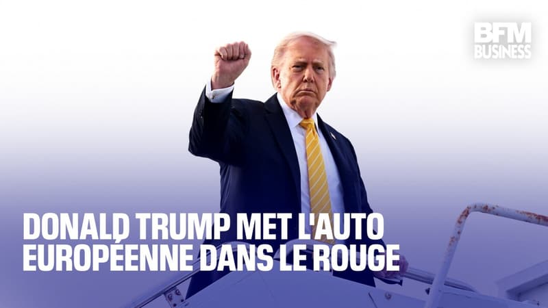 Donald Trump met l'auto européenne dans le rouge