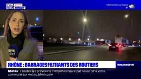 Rhône: des barrages filtrants mis en place par les routiers pour dénoncer la concurrence déloyale