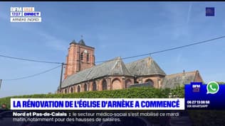 Arnèke: la rénovation de l'église a commencé
