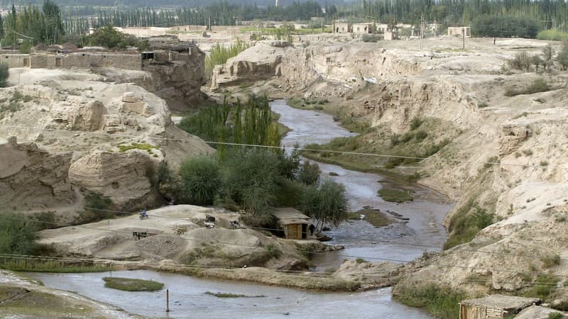 Le séisme a eu lieu dans cette zone désertique du Taklamakan (photo d'illustration).