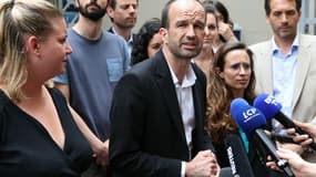 Le député et coordinateur de La France insoumise, Manuel Bompard, à Paris, le 8 juillet 2024.