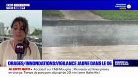 Les Alpes-Maritimes en vigilance jaune orages et pluie-inondation