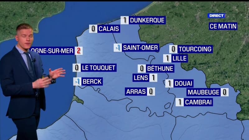 Météo Nord-Pas-de-Calais: une matinée nuageuse avant des éclaircies dans l'après-midi, 12°C à Lille