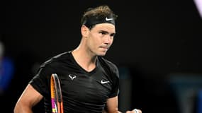 Rafael Nadal, vainqueur du Lituanien Ricardas Berankis le 6 janvier 2022 à Melbourne, s'est hissé en demi-finale sans jouer  