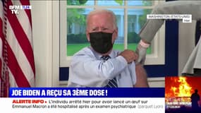 Joe Biden a reçu sa troisième dose de vaccin contre le Covid-19