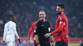 Olivier Giroud lors du match Lille-Paris FC (4-2, L1), le 23 novembre 2025