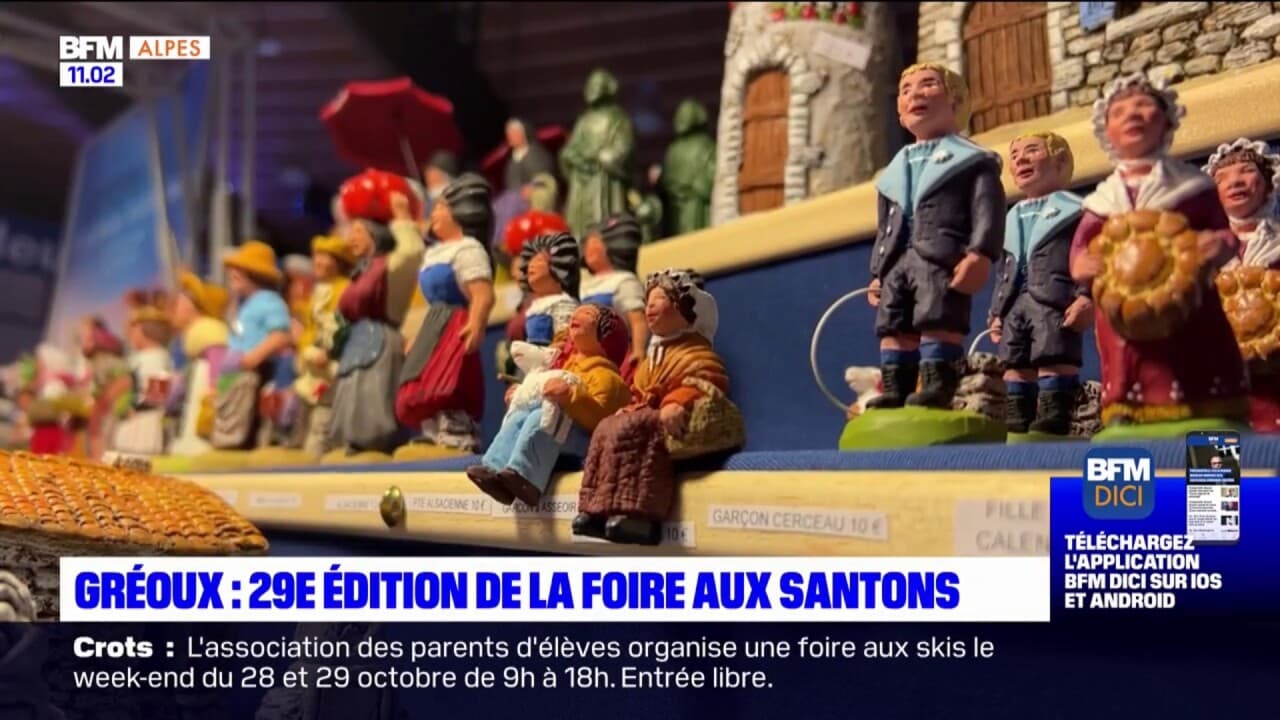 GréouxlesBains 29e édition de la foire aux santons