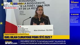 "Plus de 80% du territoire a été concerné au moins à un moment dans l'été par des températures supérieures à 35°C", affirme Virginie Schwarz, PDG de Météo-France