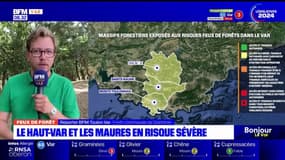 Var: les massifs des Maures et du Haut-Var en risque orange feux de forêt