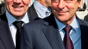 L'ancien ministre Christian Estrosi a apporté mardi son soutien à François Fillon dans la course à la présidence de l'UMP, une prise de poids pour l'ancien Premier ministre qui est favori des sondages pour le scrutin des 18 et 25 novembre. /Photo d'archiv
