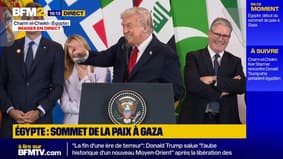 "J'ai du mal à croire que tu fais profil bas aujourd'hui": Donald Trump tacle Emmanuel Macron au moment de remercier les pays qui ont eu un rôle dans l'accord de paix à Gaza