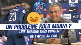 PSG : Un problème Kolo Muani ? "Je suis très content de l'avoir", assure Luis Enrique