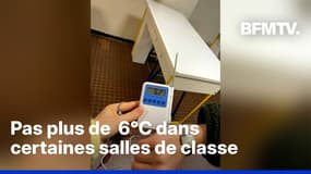  "J'ai essayé de faire cours dans ma salle, c'était impossible": pas plus de 6°C dans des salles de classe d'un collège de Pantin 