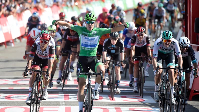 Vuelta (16e étape): troisième victoire d'étape au sprint pour Jakobsen, le jour de son anniversaire