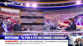 Xavier Bertrand : "Le Pen a été reconnue coupable" - 06/04