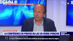 Lac de Serre-Ponçon: le maire de Crots estime que la baignade va "être difficile" cet été