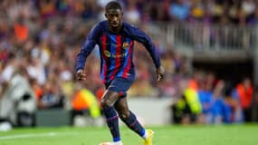 Ousmane Dembélé buteur avec le Barça lors du Trophée Gamper, le 7 août 2022