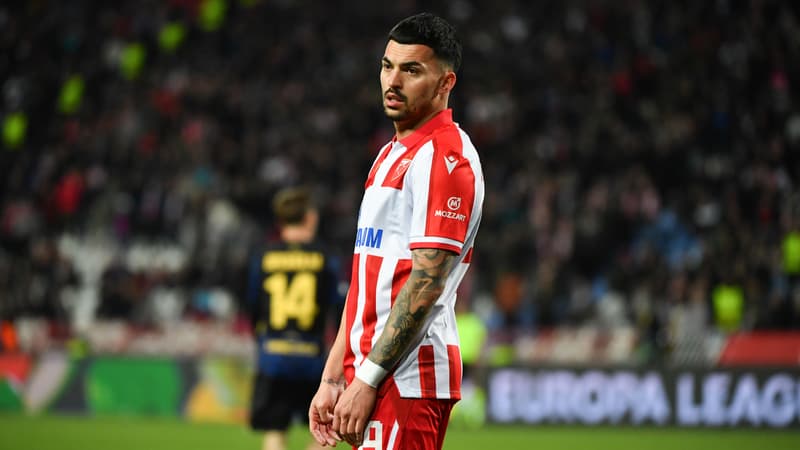 Lille-Étoile Rouge: "Non professionnel et irresponsable", l'ancien joueur de l'OM, Nemanja Radonjic, écarté du groupe serbe