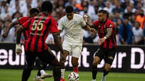 Luis Henrique lors du choc entre l'OM et Nice en Ligue 1, 14 septembre 2024