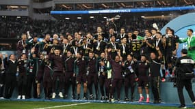 Le Mexique celèbre son premier sacre dans la Ligue des Nations de la Concacaf après sa victoire en finale contre le Panama (2-1), le 23 mars 2025