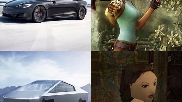 Lara Croft et le design Tesla ont évolué dans le sens inverse. Lara Croft et le design Tesla ont évolué dans le sens inverse.