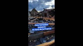 Les images des tornades et des dégâts dans le nord de la France