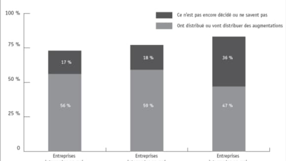 Les entreprises tardent à se décider sur leur politique salariale. Les entreprises tardent à se décider sur leur politique salariale.