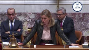 "S'il vous plaît, taisez-vous": Yaël Braun-Pivet recadre Aurélien Pradié lors d'une séance des questions au gouvernement